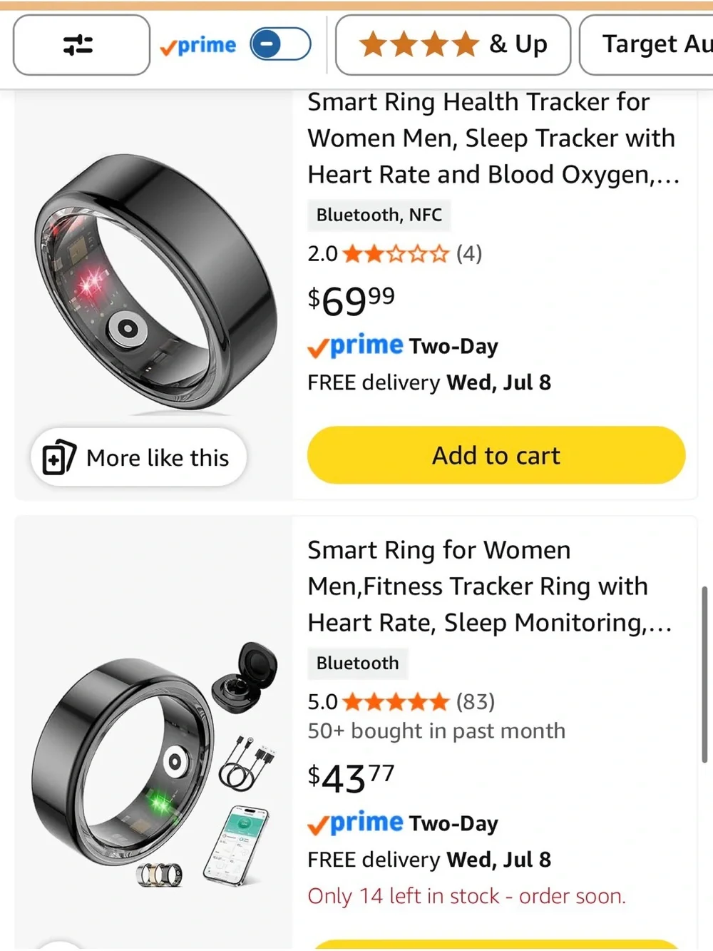 Smart Ring - Black Smart Ring
